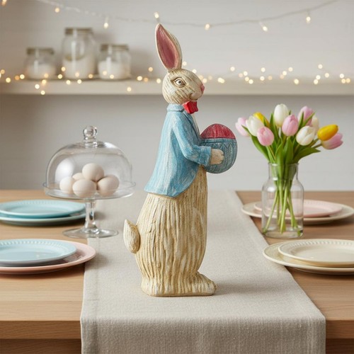 Osterhase aus kunstharz - osterhase,