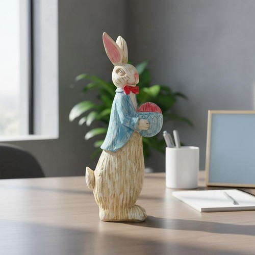 Osterhase aus kunstharz - osterhase,