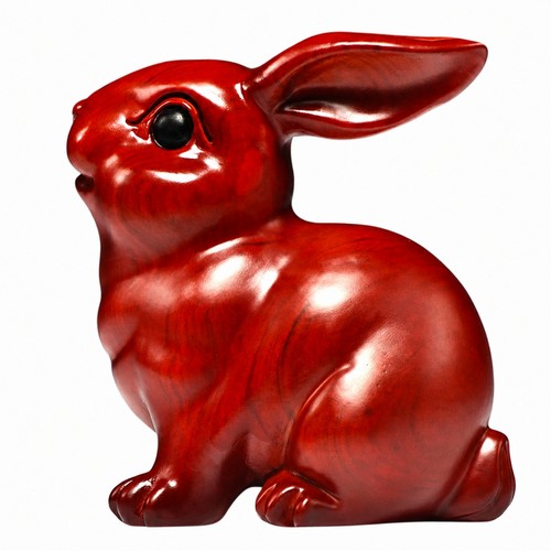 Holzhase geschnitzt hasenfigur - holzhase,