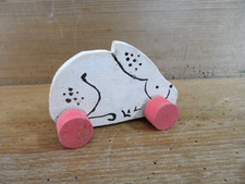 alt Osterdeko Holzosterhase